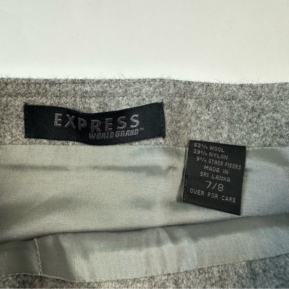 Express Wrap Wool Skirt - Picture 5 of 5